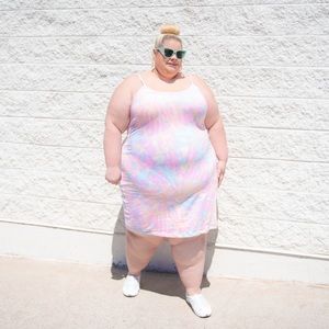 Adidas Tie Dye Tank Dress Size 4x